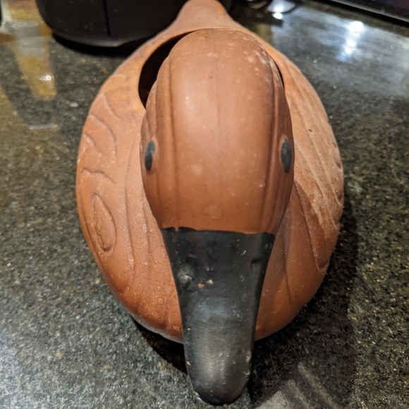 Vintage pet duck planter, pottery. Pets - Picture 3 of 7